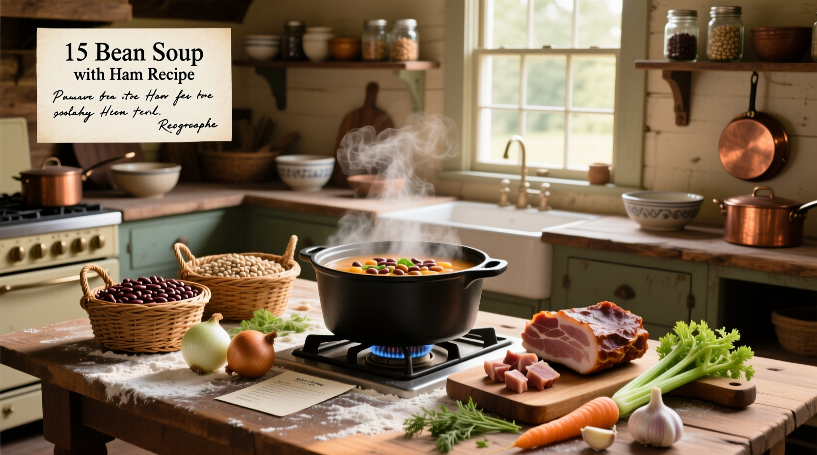 15 bean soup with ham recipe guide