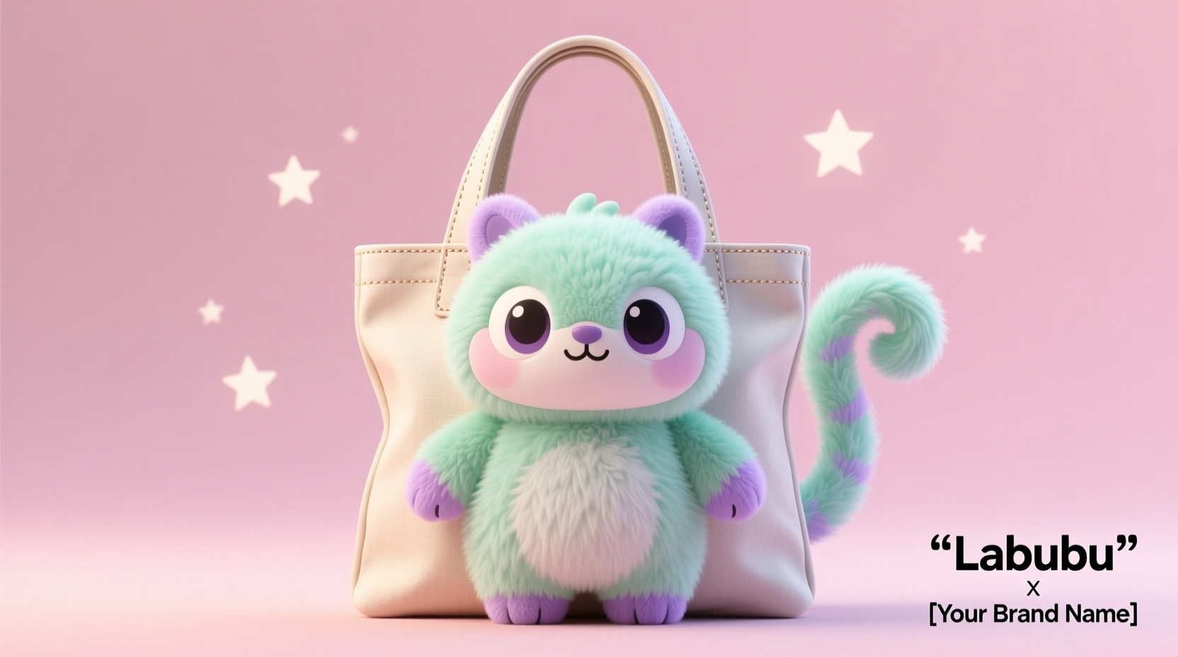 how to style labubu on bag