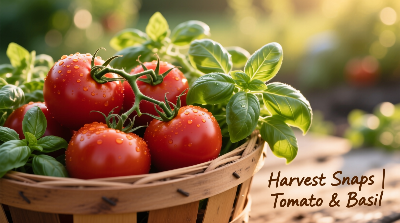 Harvest Snaps, Tomato & Basil: Perfect Timing Guide
