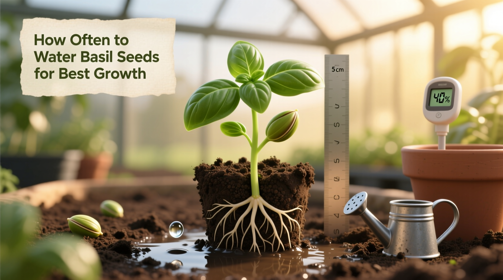 How Often to Water Basil Seeds for Best Growth
