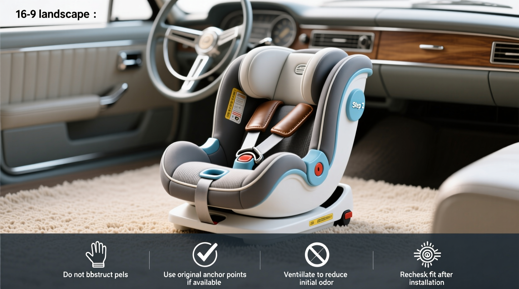 1960s child car seat