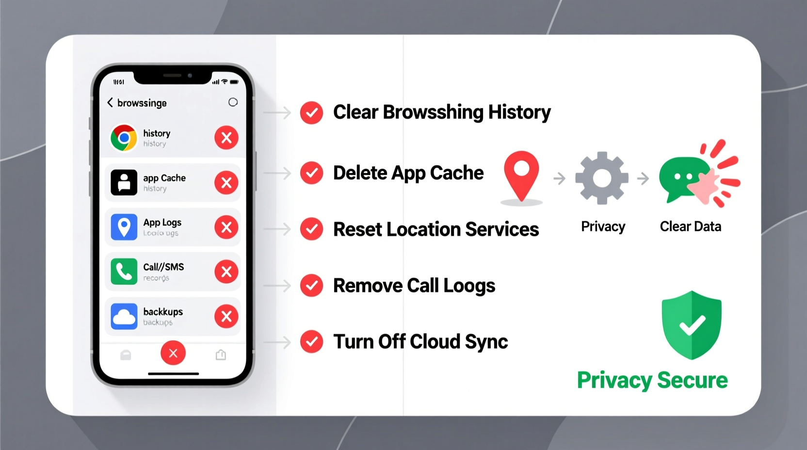 complete guide to erasing all types of history on your phone for privacy and performance