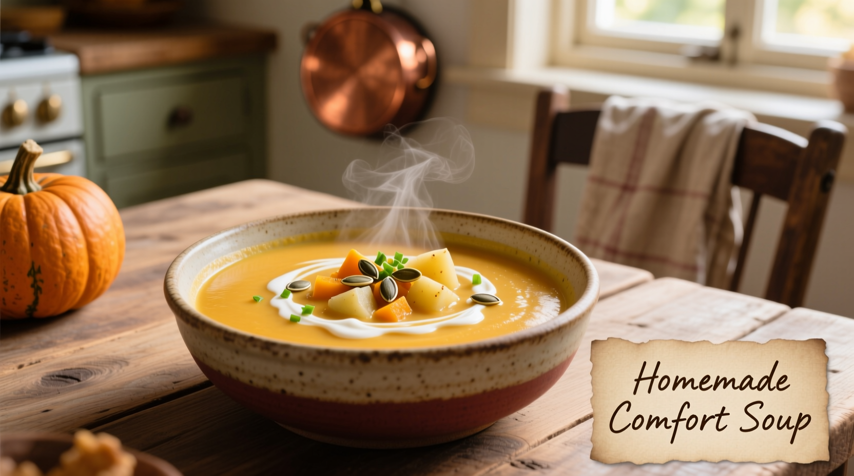 Creamy Butternut Squash and Potato Soup Recipe in 45 Minutes