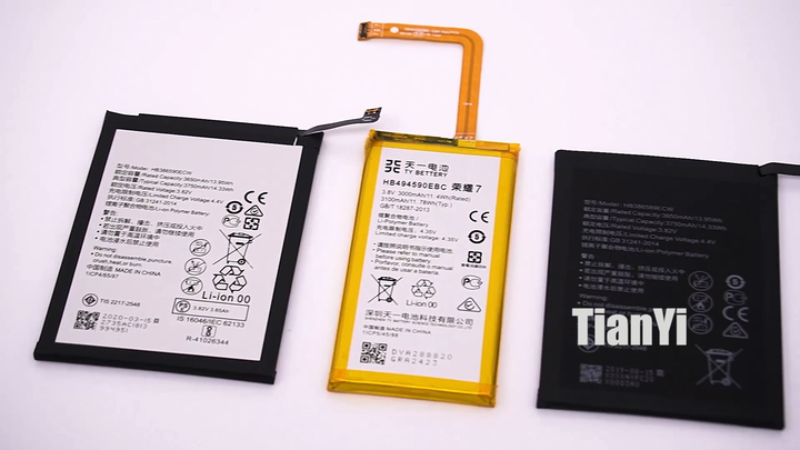 Tianyi Original Replacement Battery HB376994ECW for Huawei Honor 4C  V8 10 Lite Phones New Condition Mobile Phone Stock
