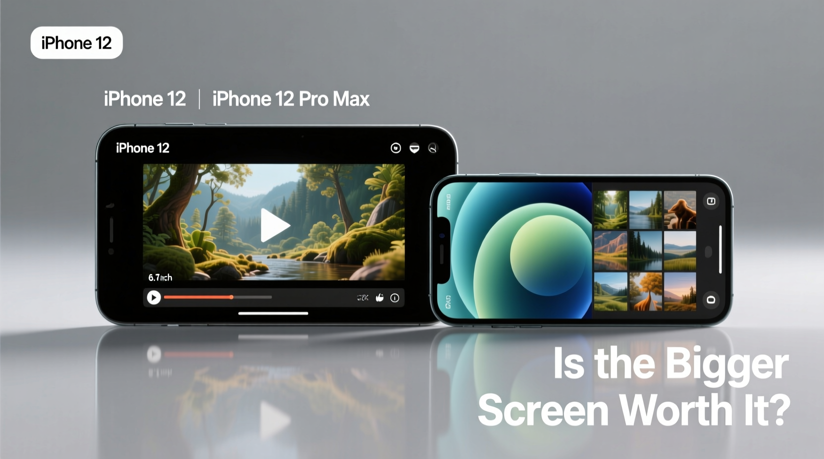 iphone 12 vs 12 pro max is the bigger screen really worth it 12