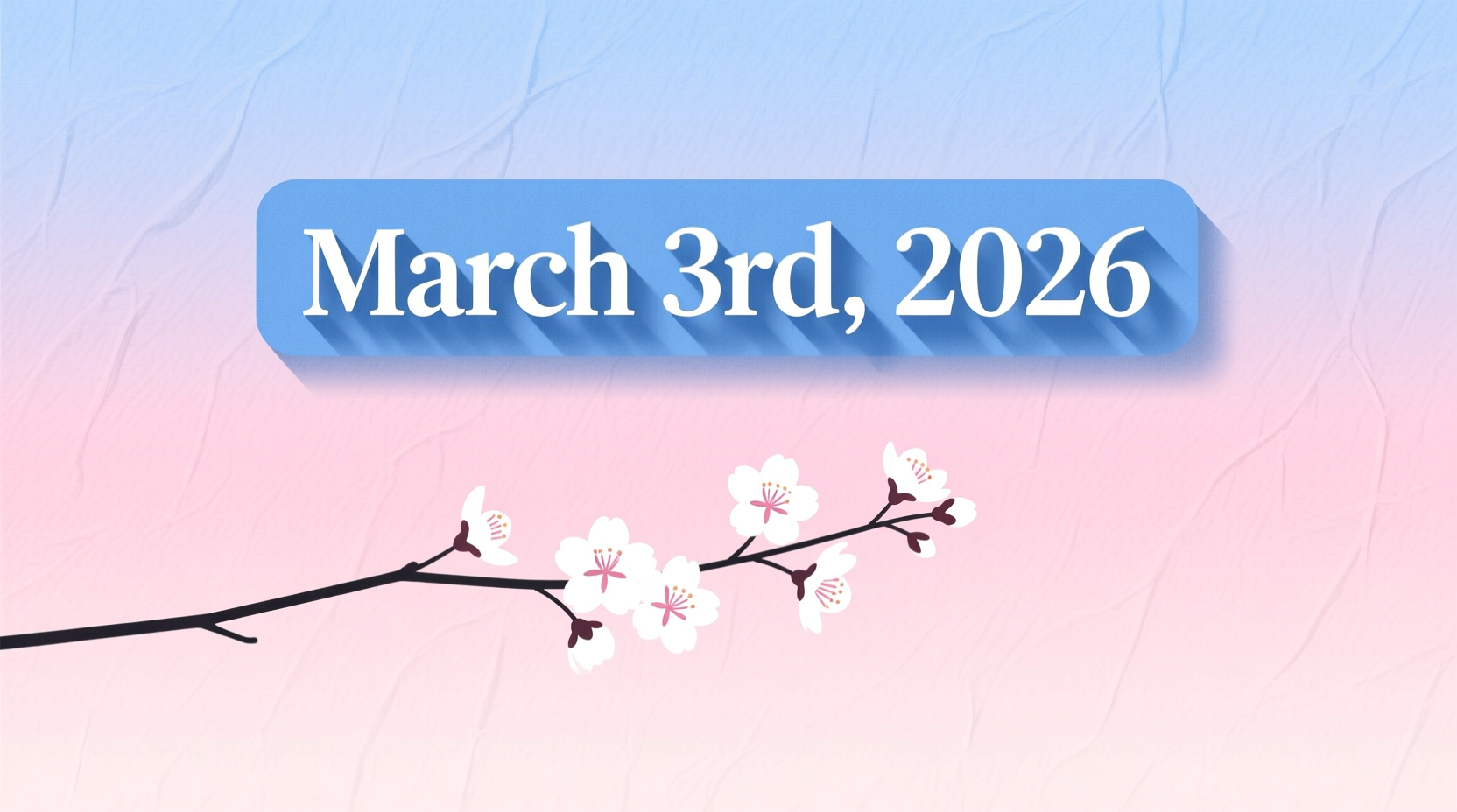 what day of the week is march 3rd