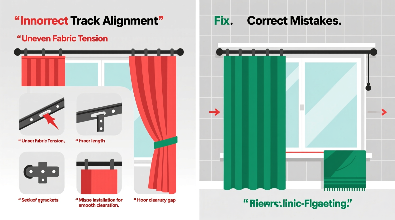 curtains sliding fit mistakes