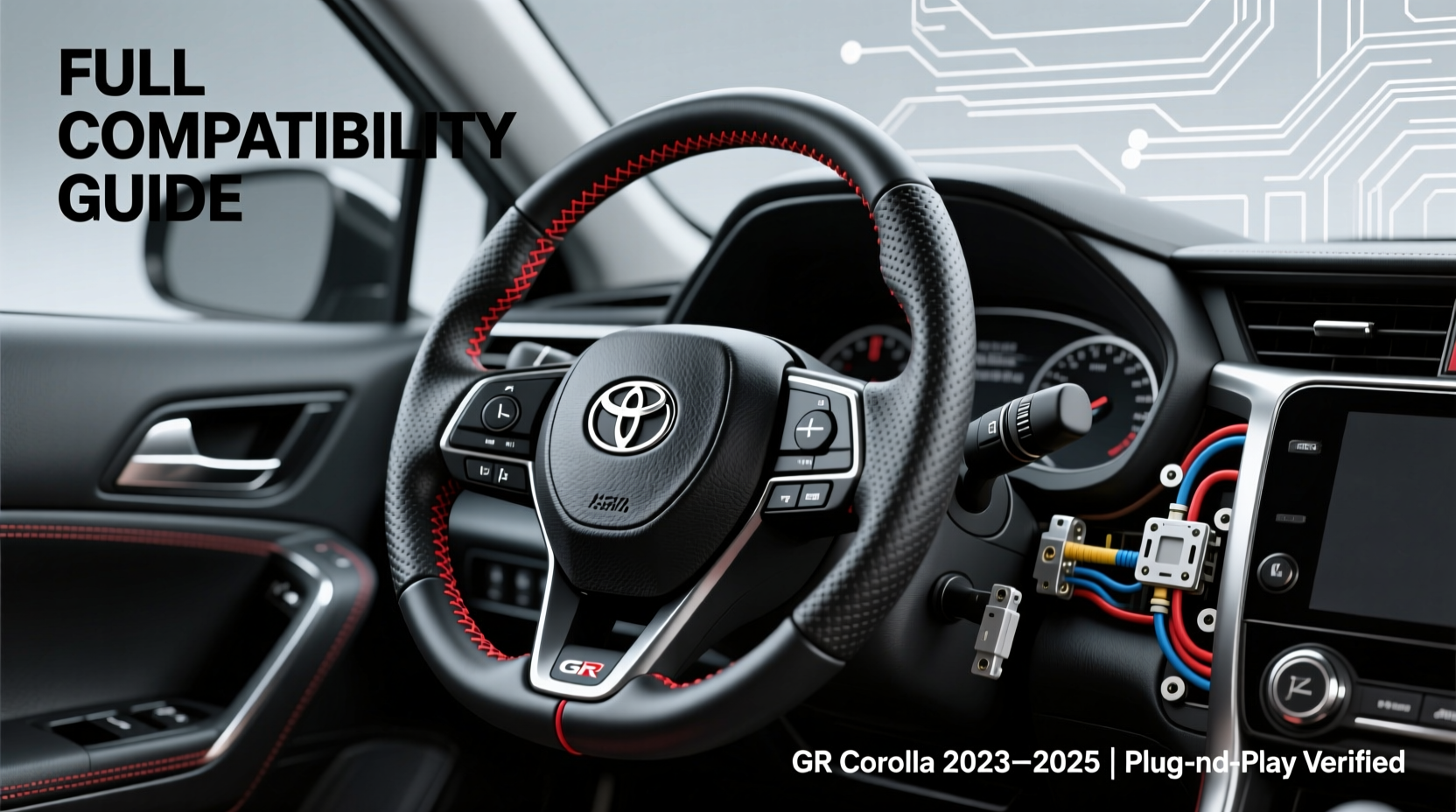 gr corolla steering wheel swap