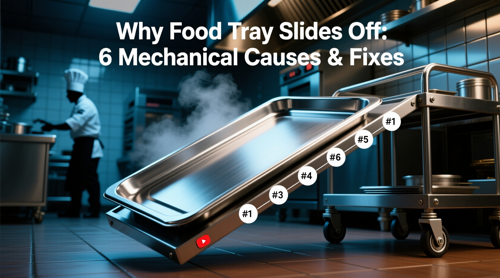 why food tray slides off