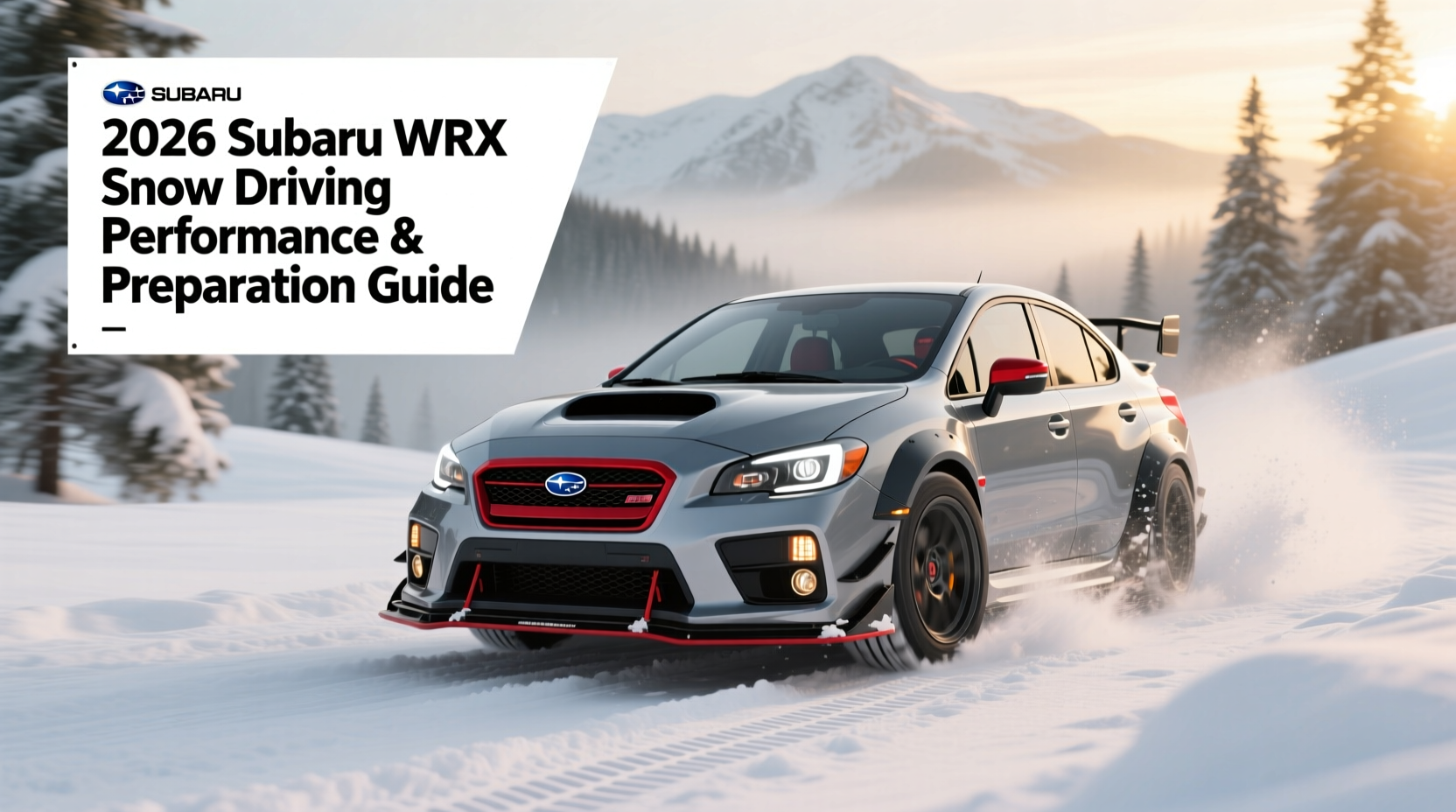 2026 Subaru WRX Snow Driving Performance & Preparation Guide