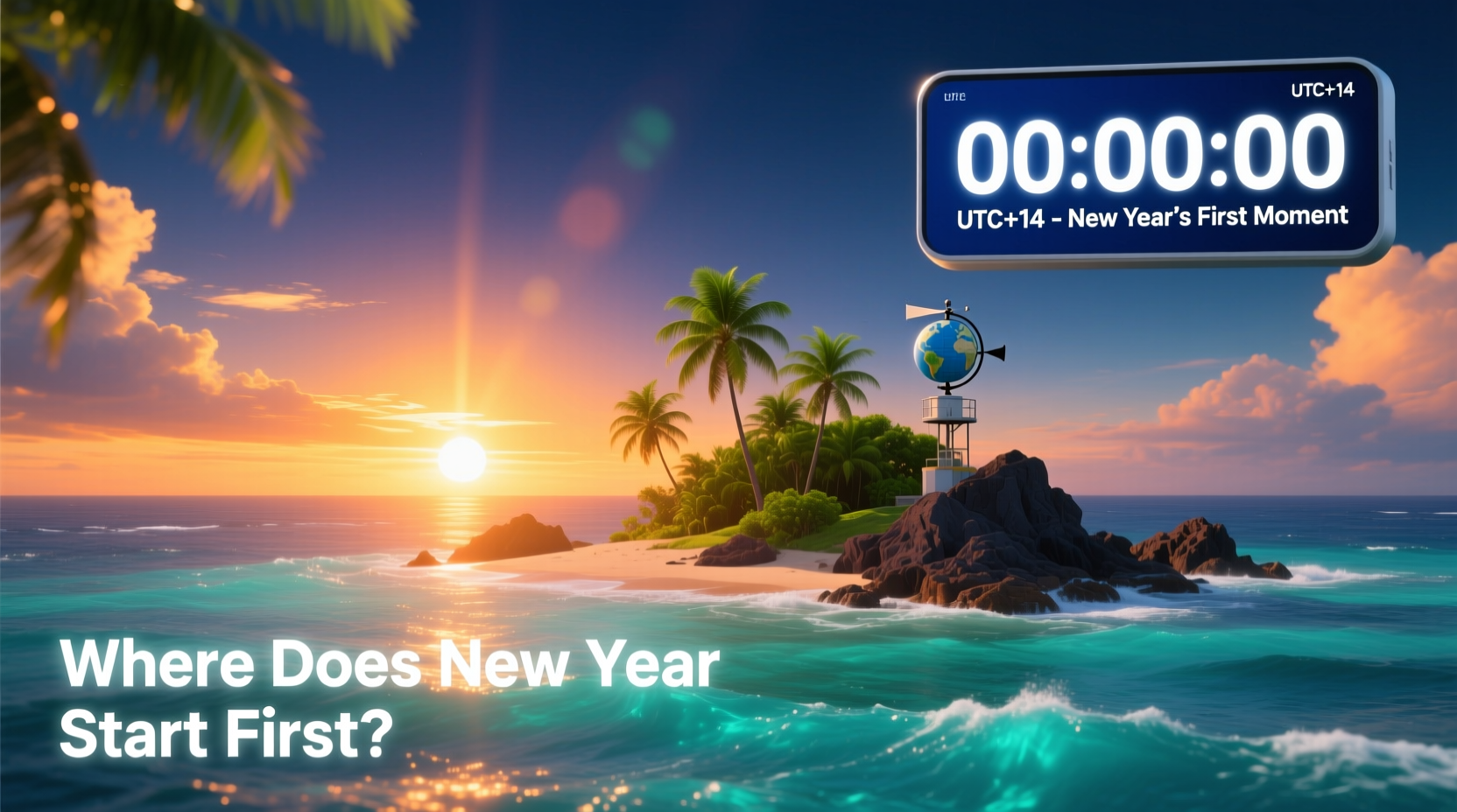 where does new year start first