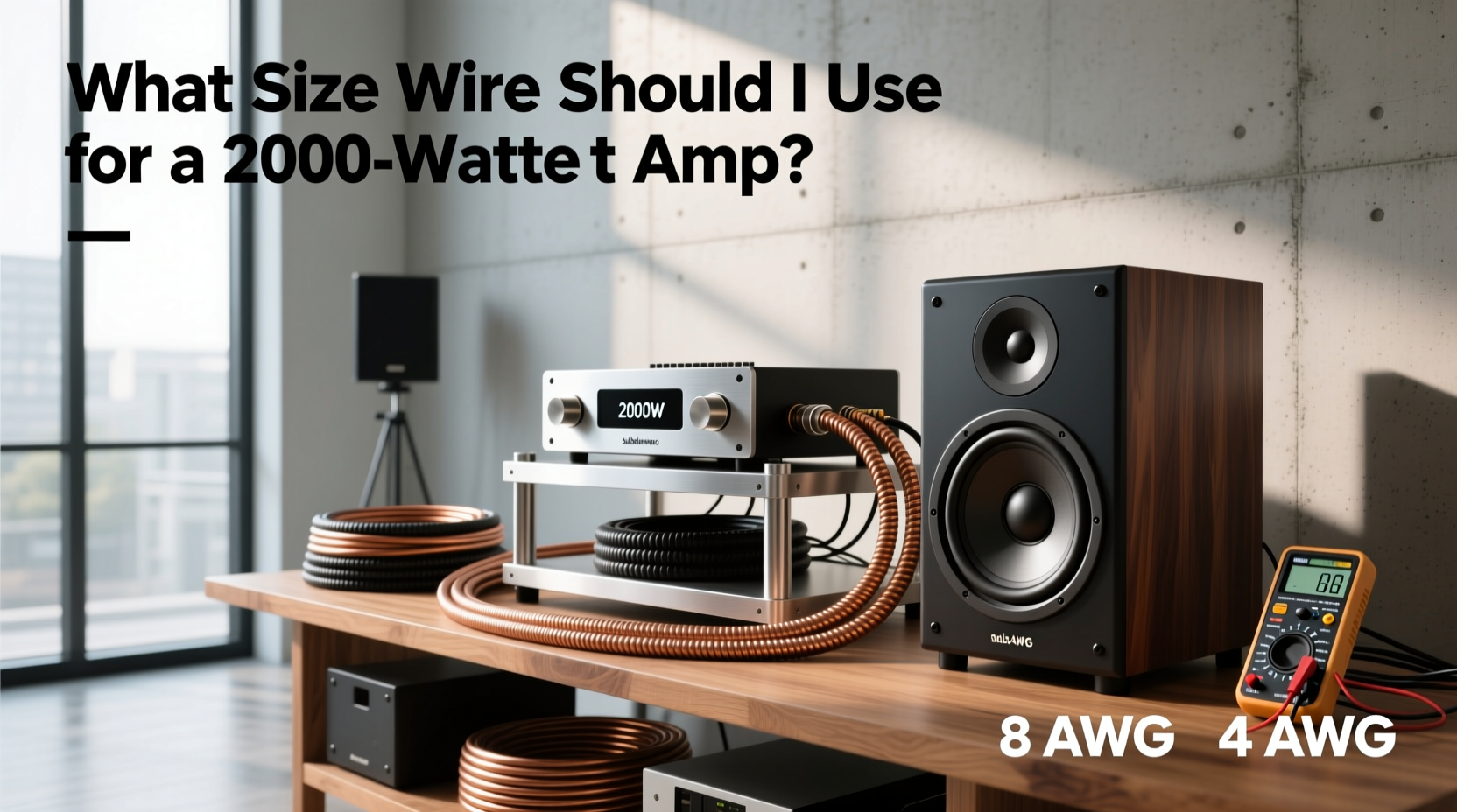 2000w amp wire gauge guide avoid overheating