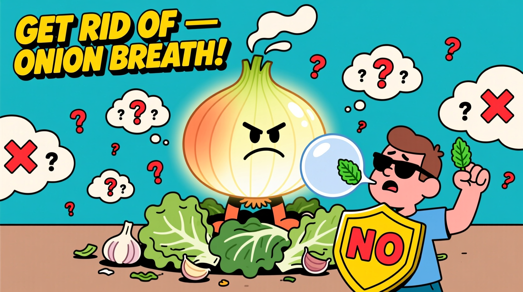 get rid of onion breath