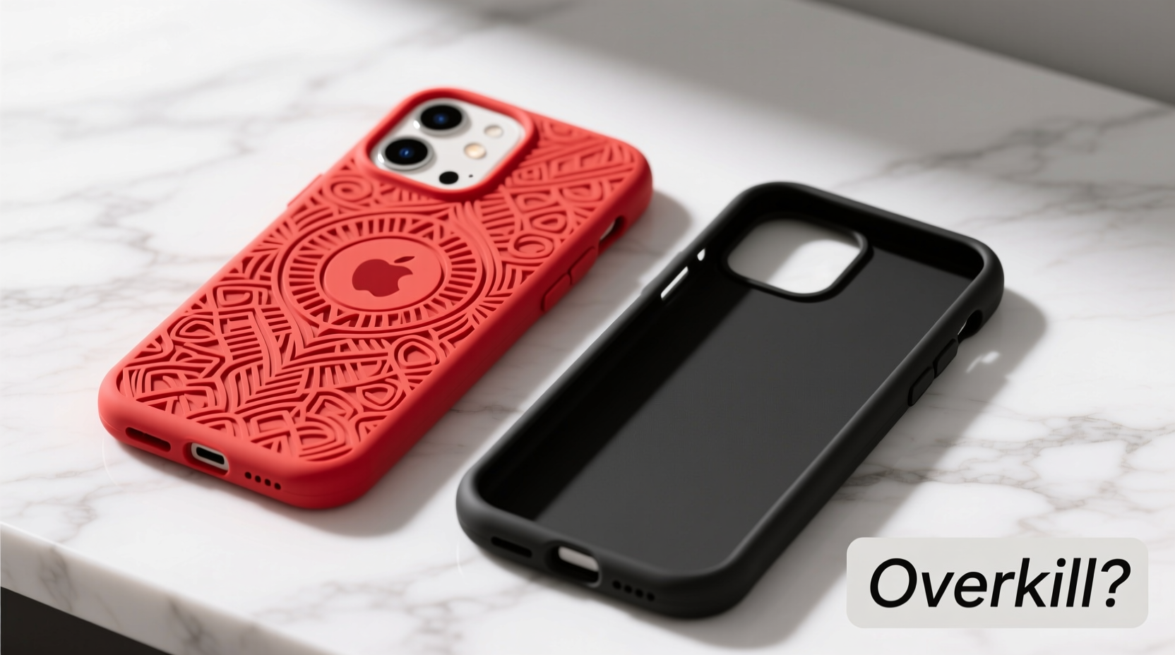 iphone case dilemma is a full body case overkill when a silicone bumper case exists