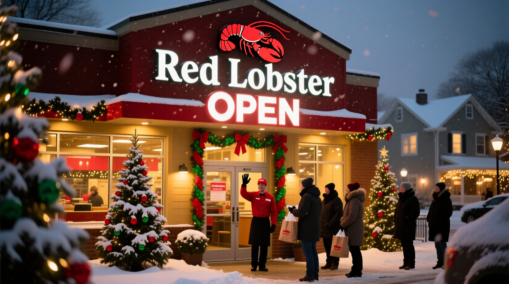is red lobster open on christmas eve