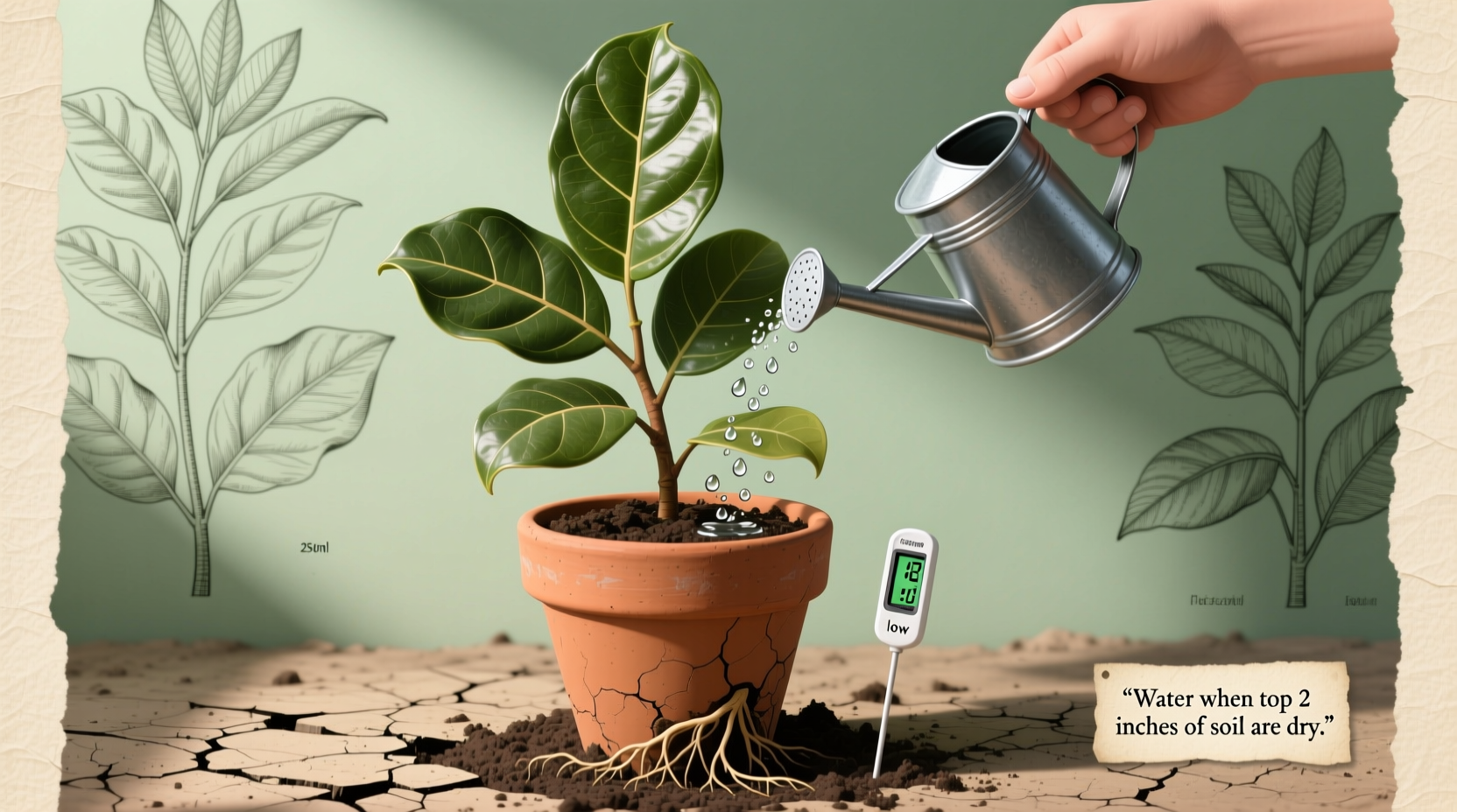 how much water does a fiddle leaf fig need