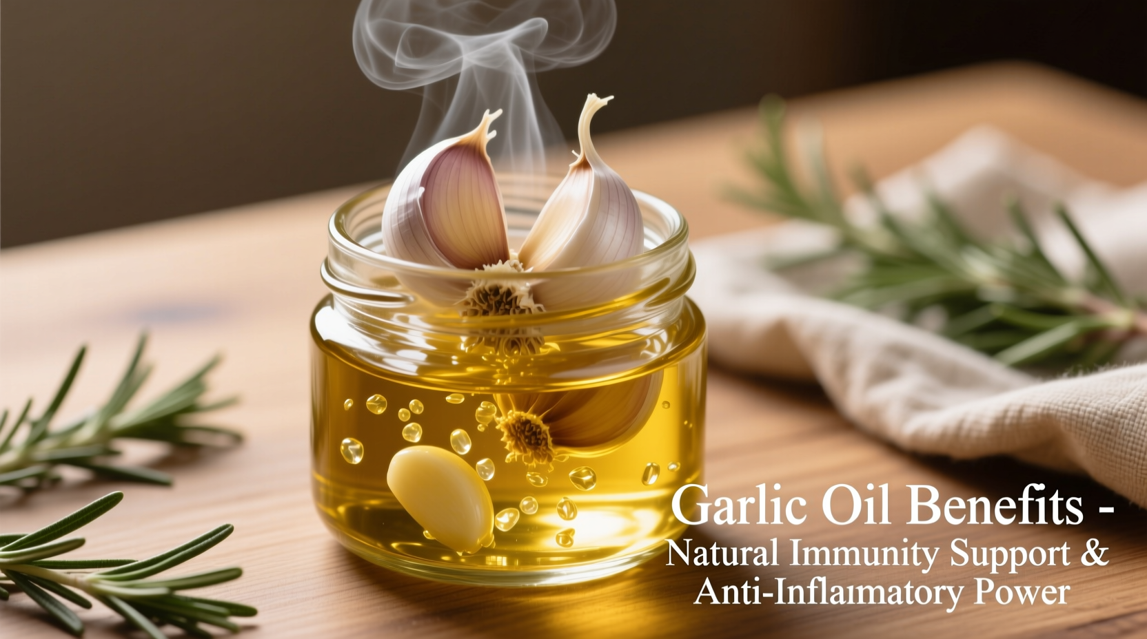 Garlic Oil Benefits: Science-Backed Health Advantages