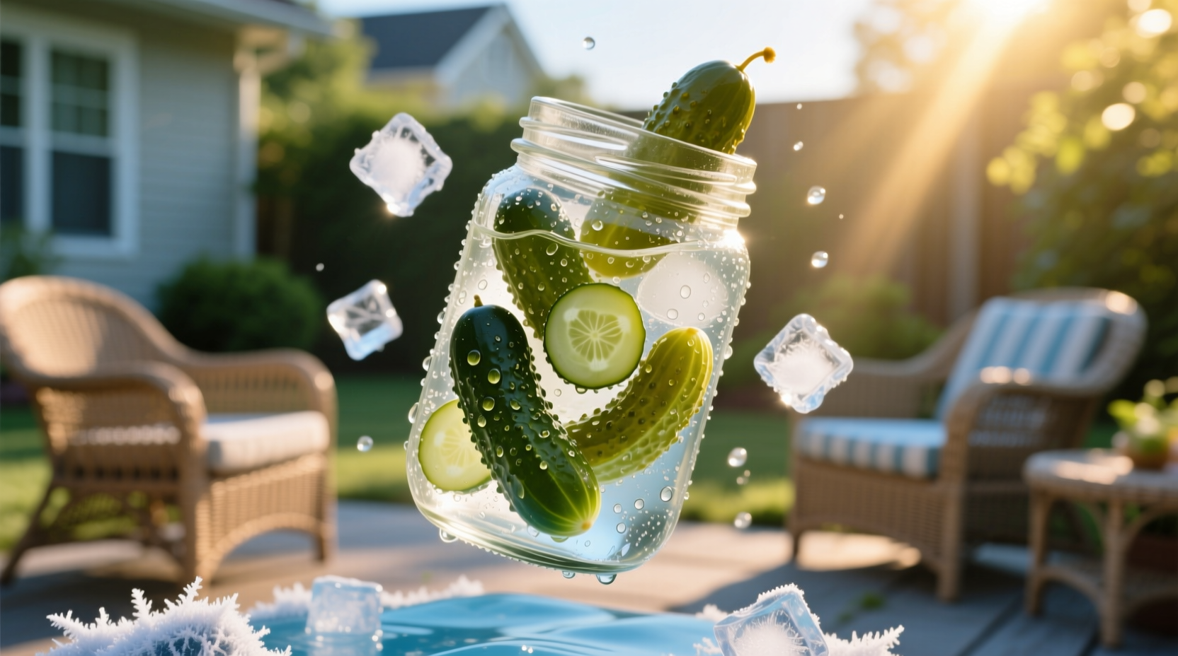 hot days call for iced pickles