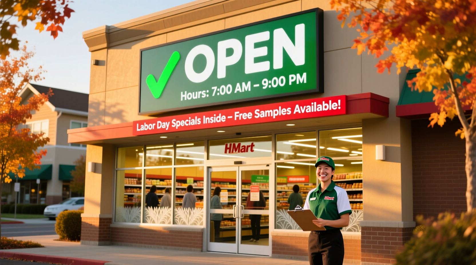 is hmart open on labor day