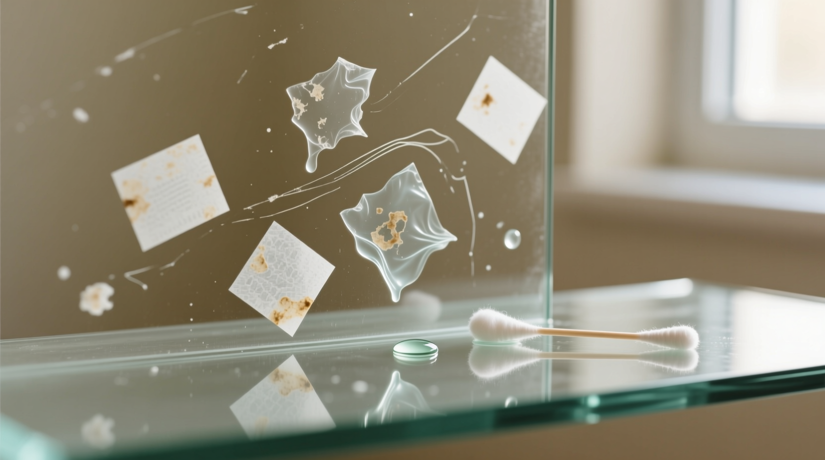 how to get sticker residue off glass