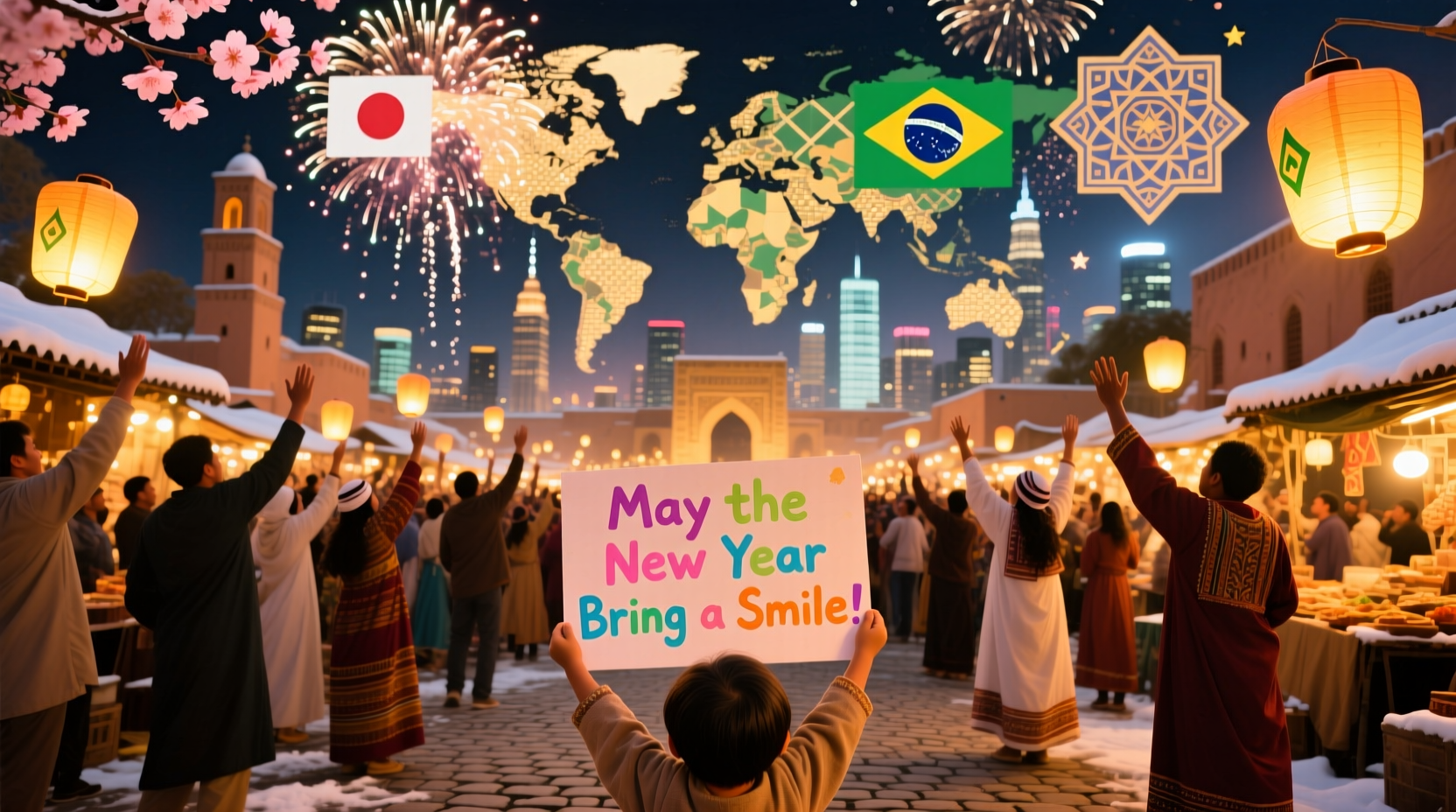 may the new year bring a smile