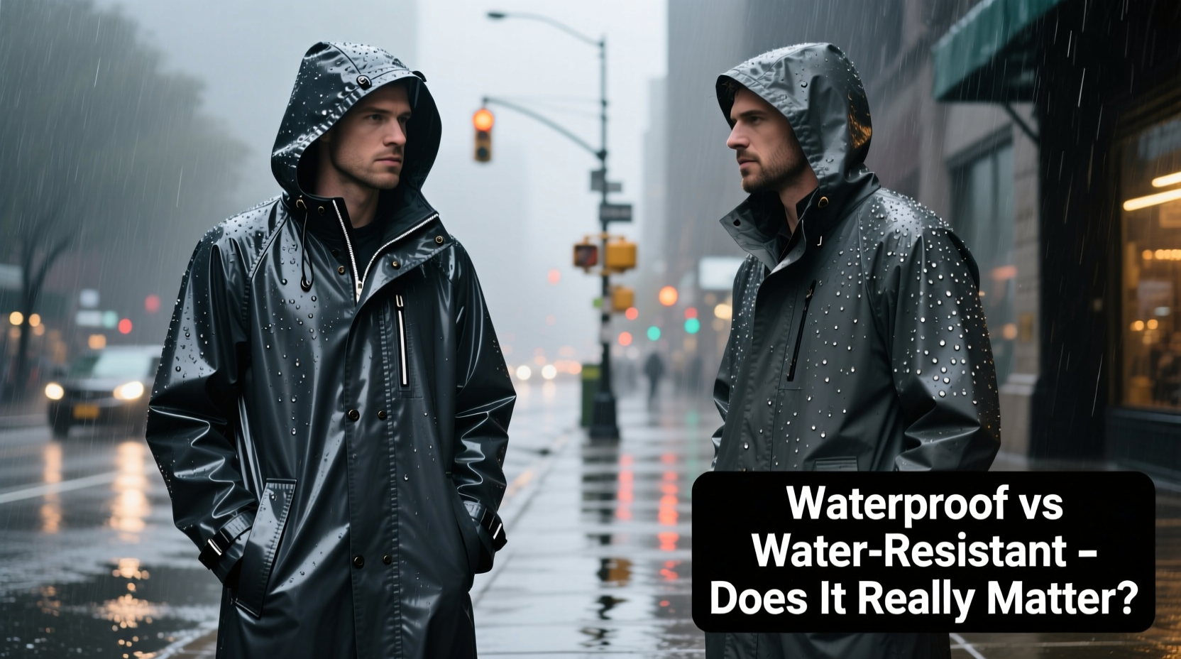 waterproof vs water resistant raincoat does it really matter if i get wet