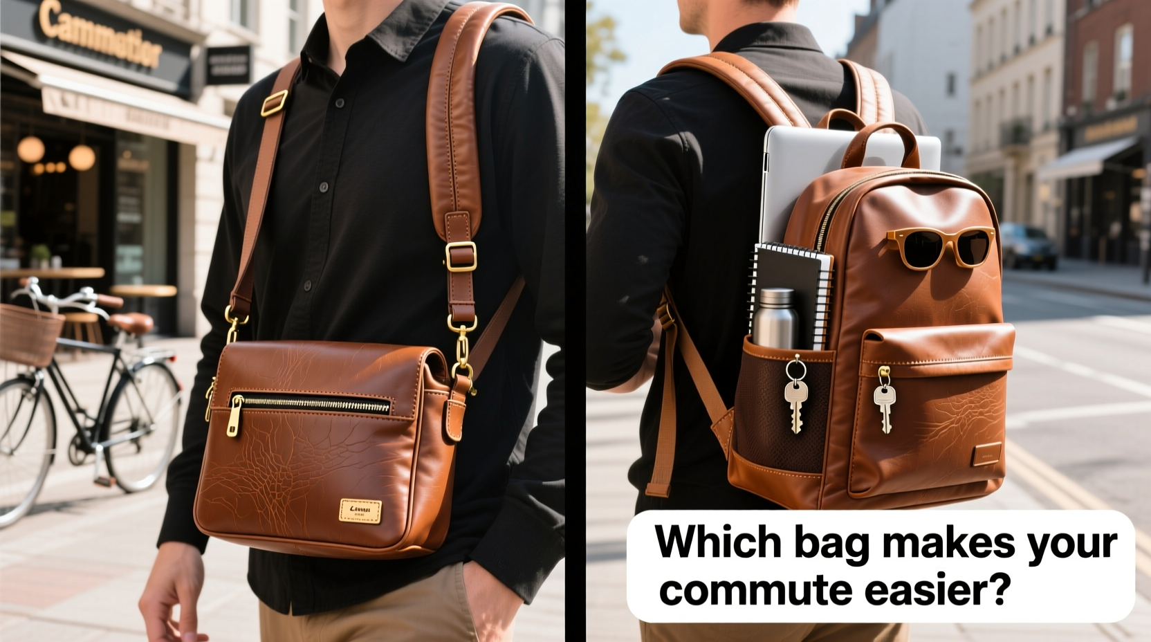leather crossbody or backpack which bag actually makes your daily commute easier