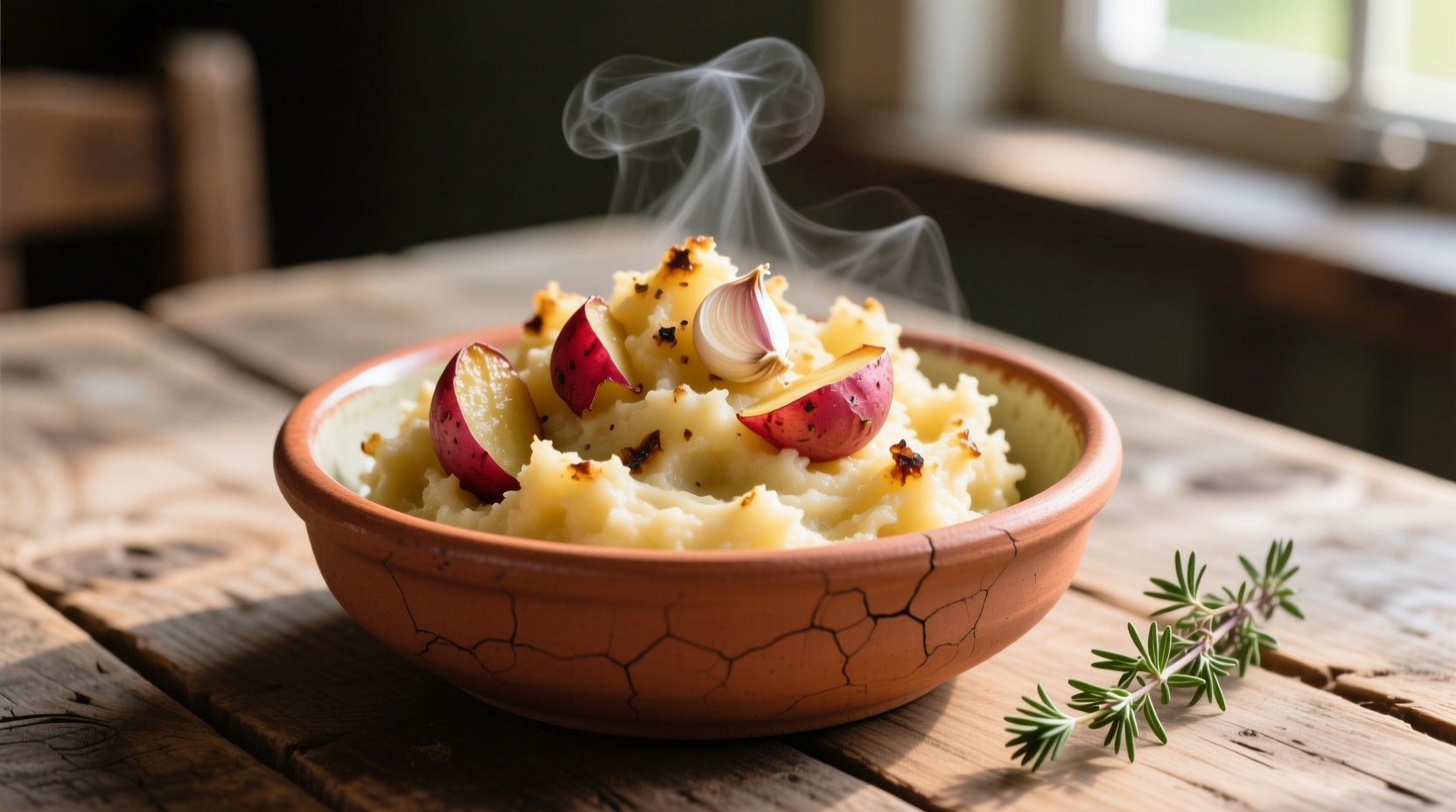 red potato garlic mashed potatoes