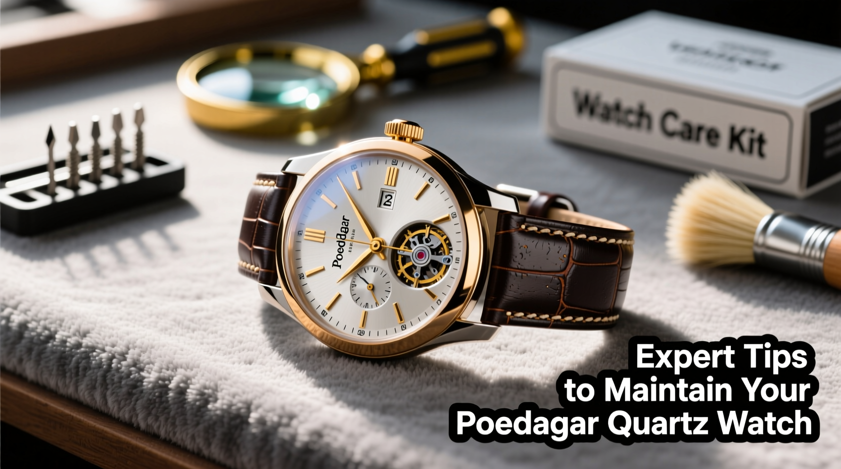 expert tips to maintain your poedagar quartz watch and extend its lifespan