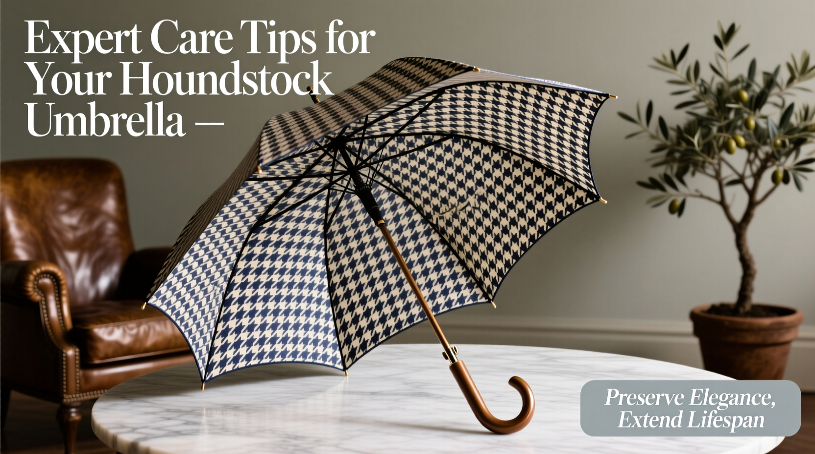 expert tips for caring for your houndstooth umbrella to ensure lasting style and durability