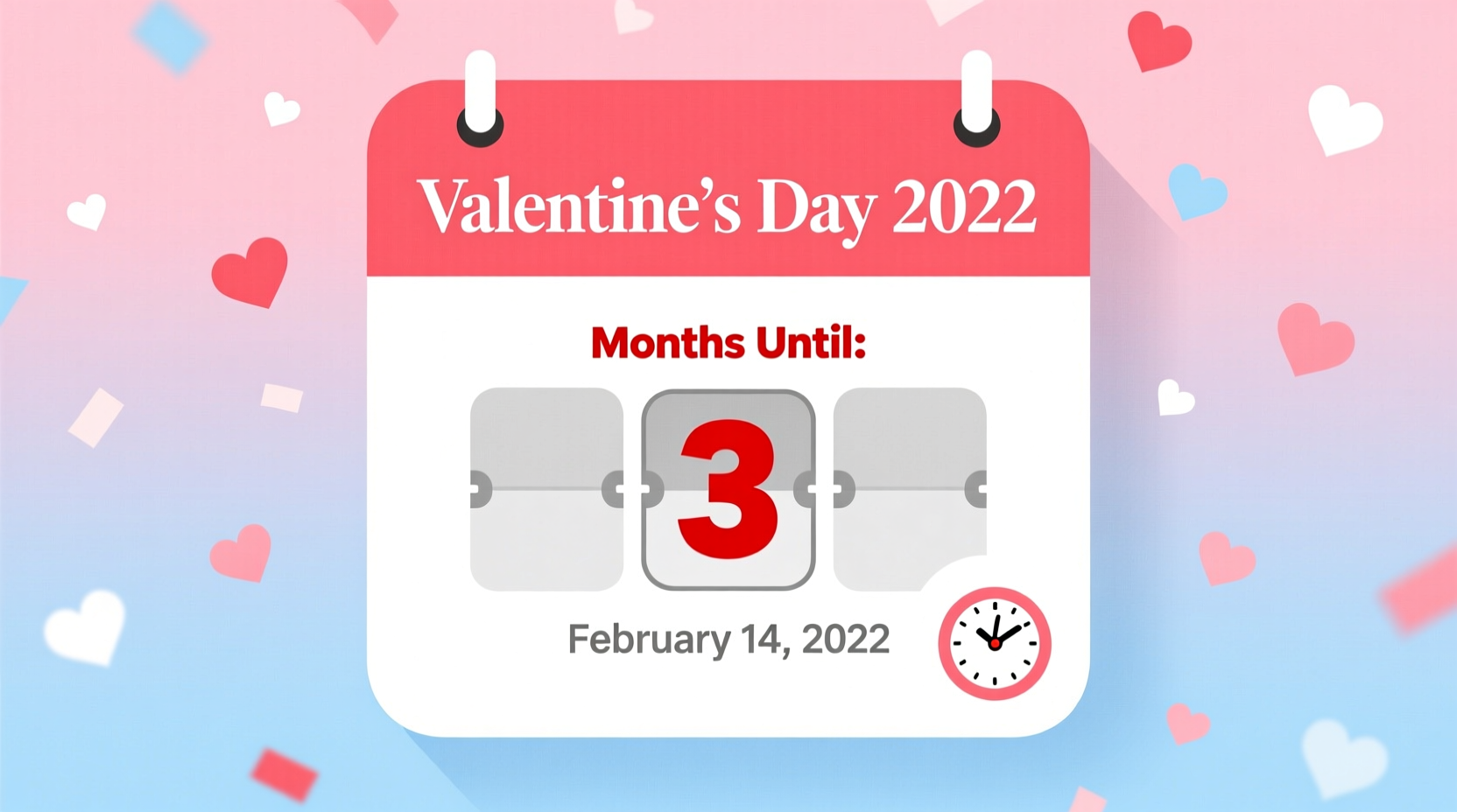 How Many Months Until Valentine's Day 2022?