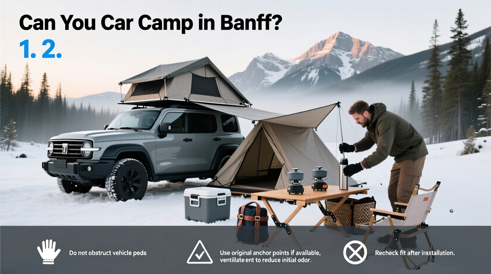 Car Camping in Banff National Park Buying Guide