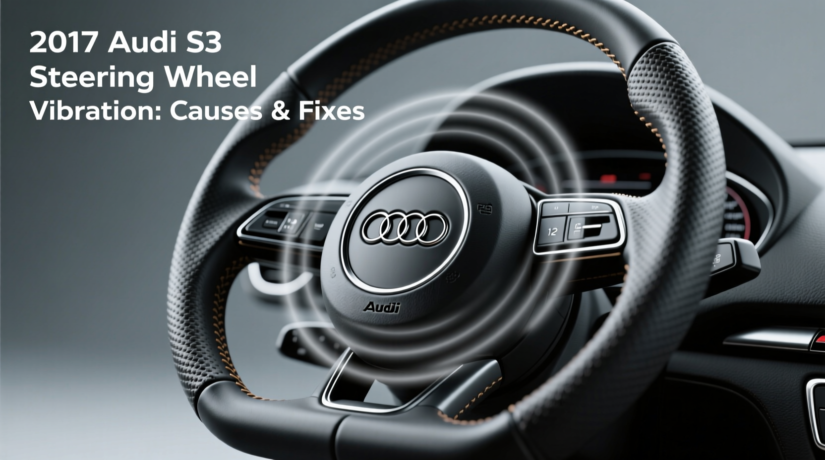 2017 audi s3 steering wheel vibration