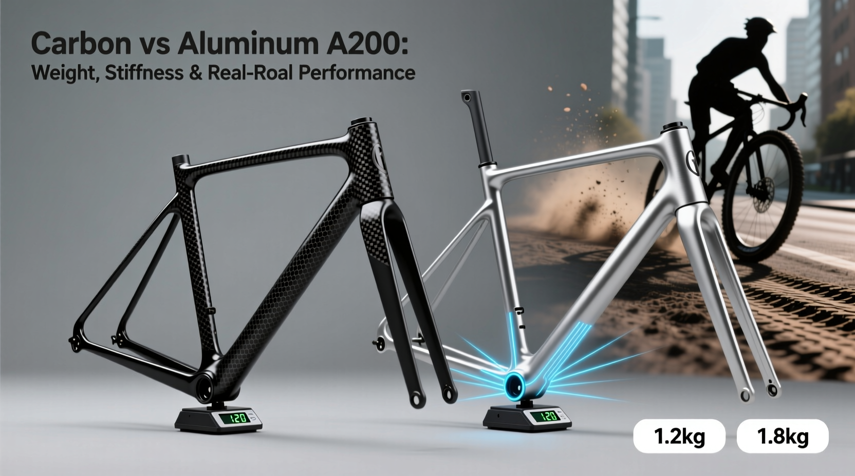 carbon vs aluminum a200