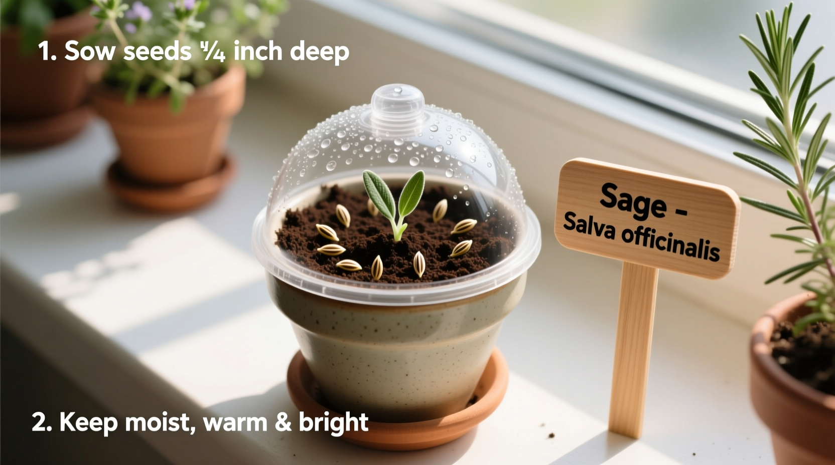 how to grow sage seeds