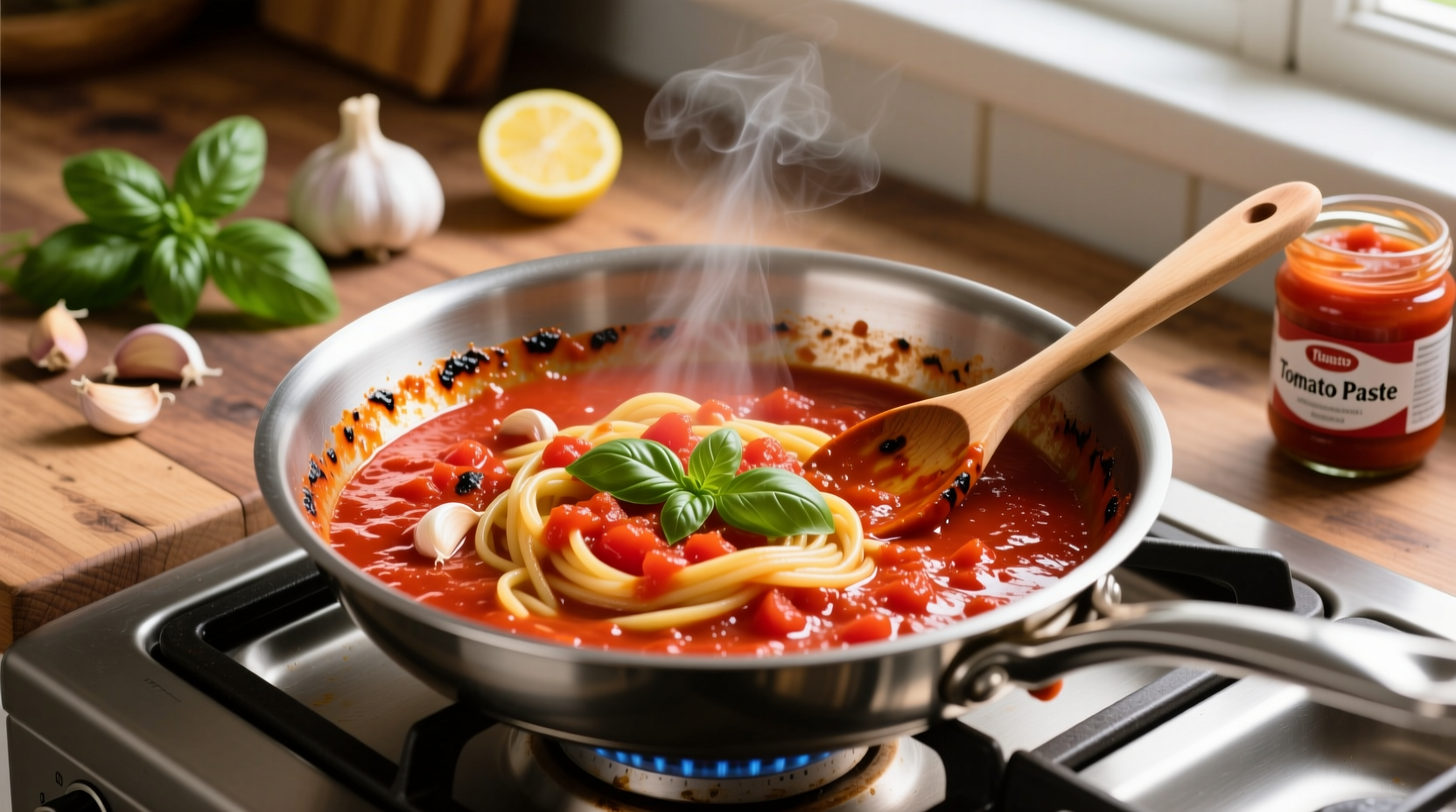how to make pasta sauce with tomato paste