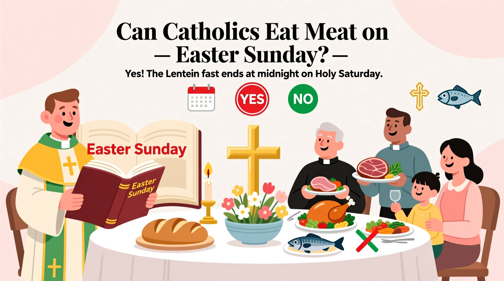 can catholics eat meat on easter