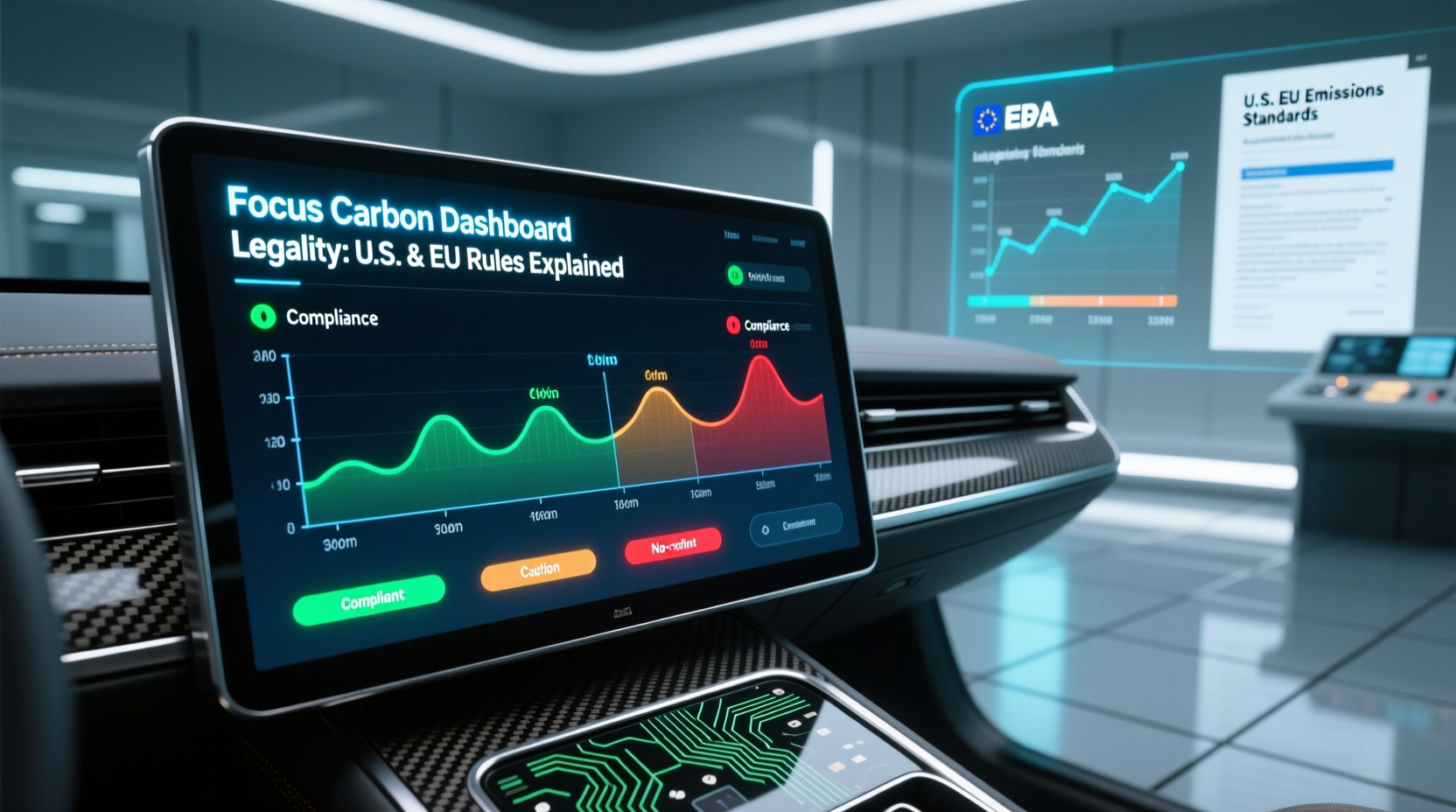 Focus Carbon Dashboard Legality: U.S. & EU Rules Explained