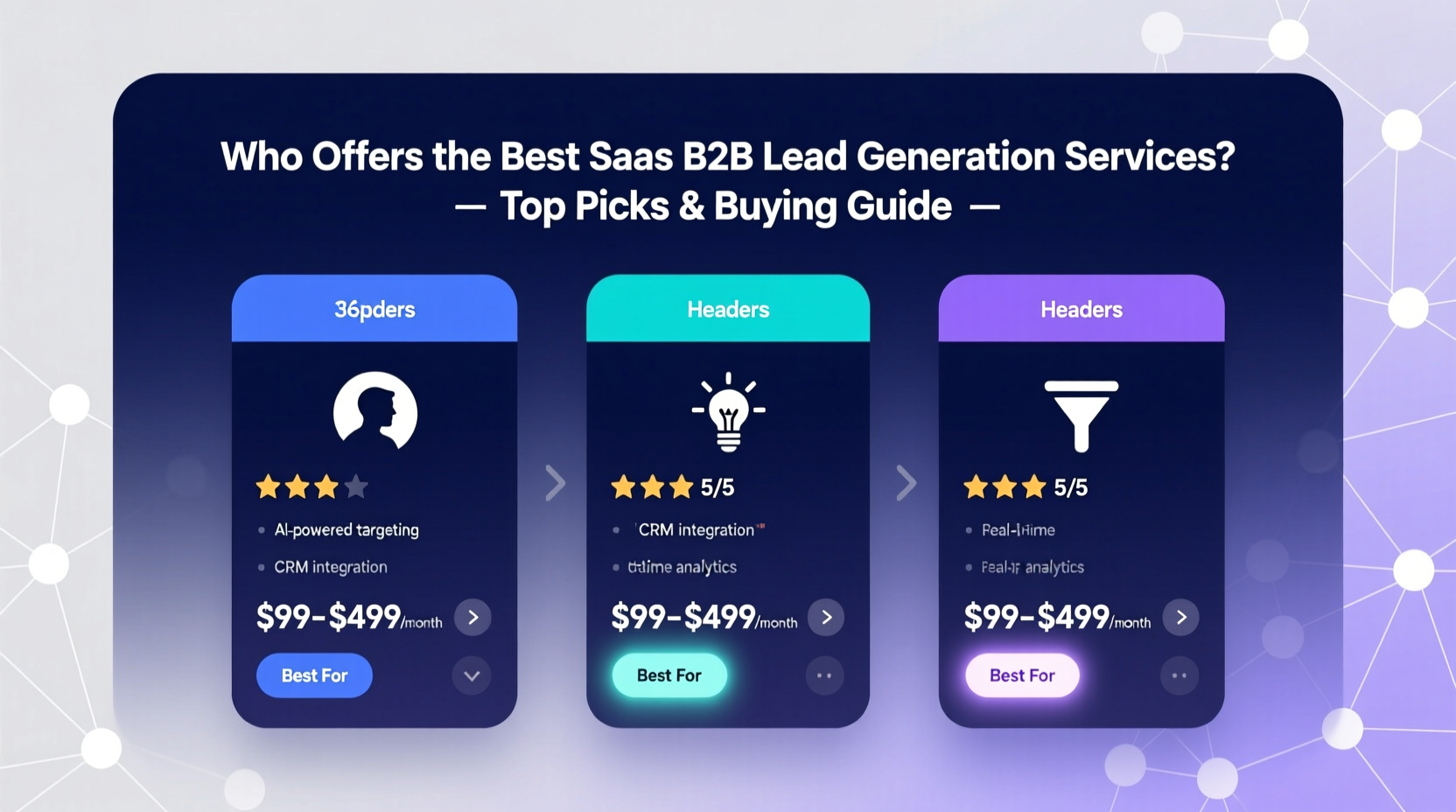 who offers the best saas b2b lead generation services