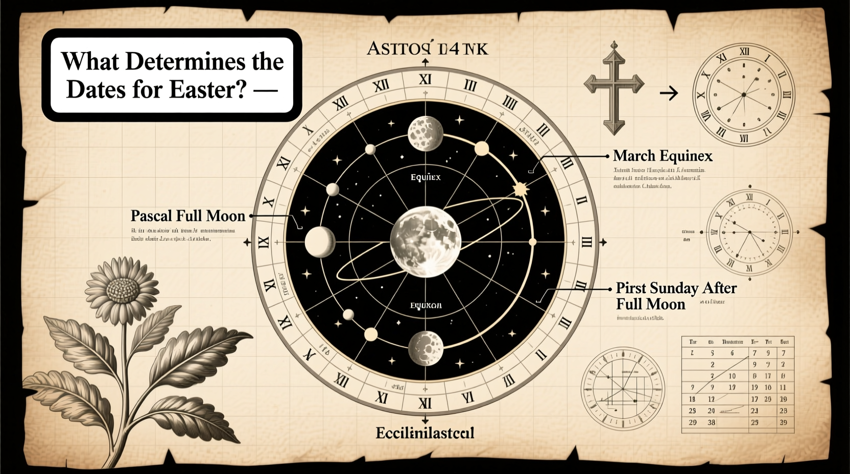 what determines the dates for easter