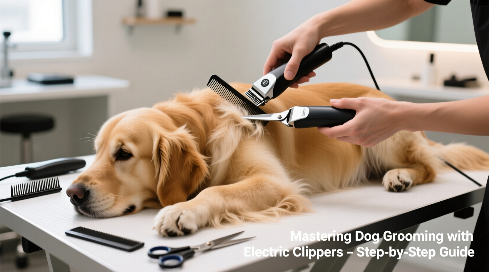 mastering dog grooming with electric clippers a step by step guide for pet owners