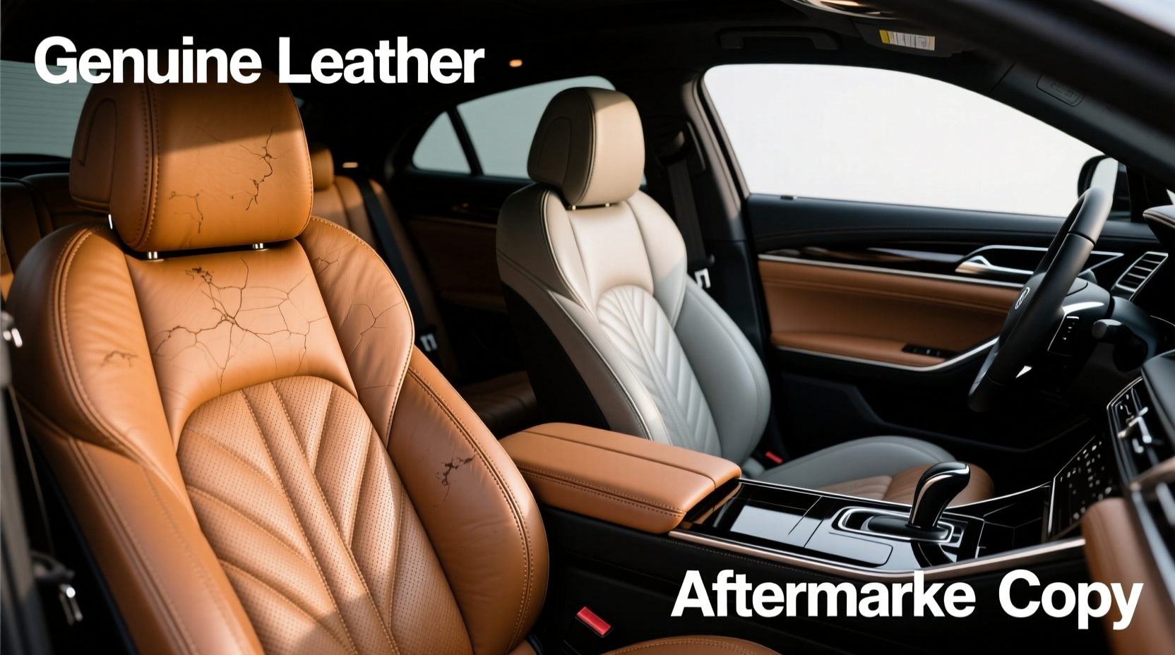 lc100 leather seats genuine vs aftermarket