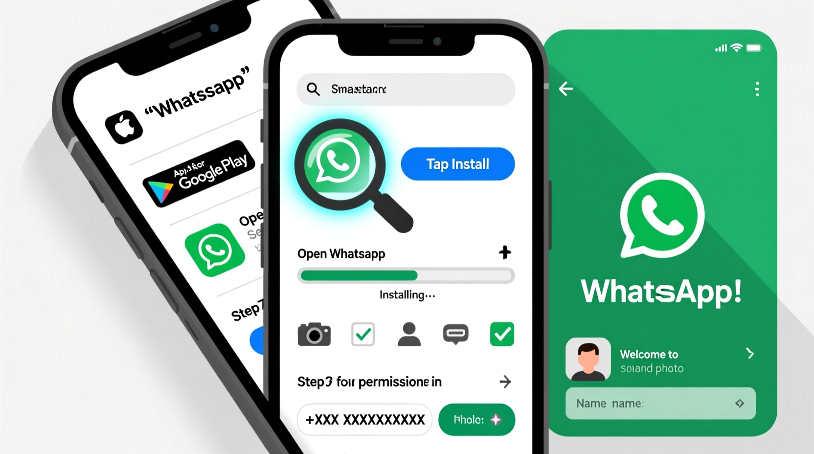 a step by step guide to installing and setting up whatsapp on your phone