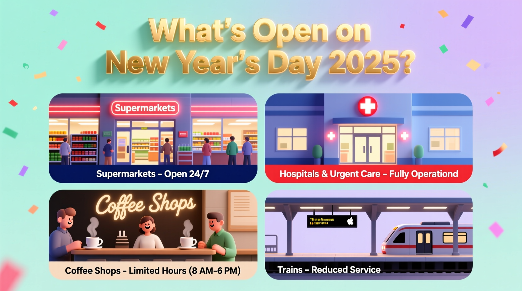 what open on new year day