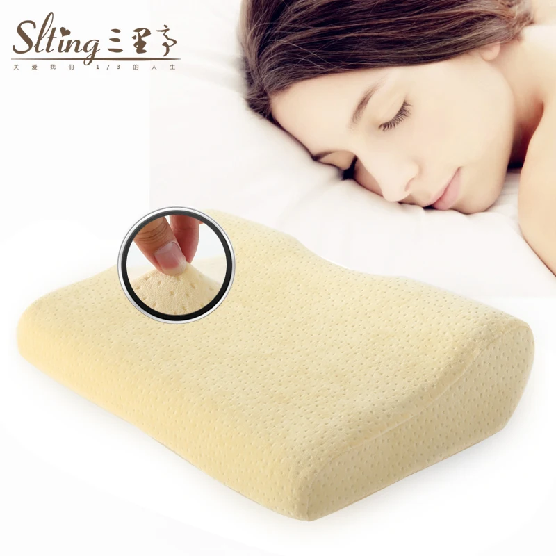 Cooling comfortable gel neck bed butterfly foam pillow memory for bed sleeping  With Removable Cover