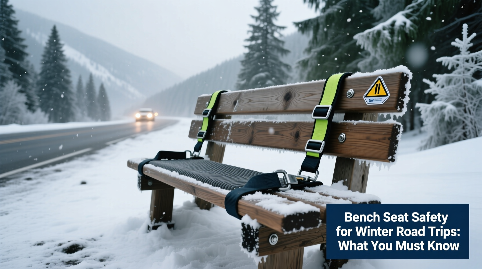 winter road trip bench seat safety