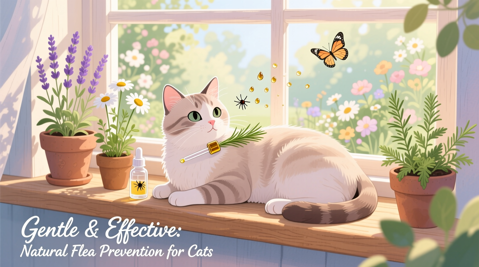 best way to get rid of fleas on cats with gentle effective treatments