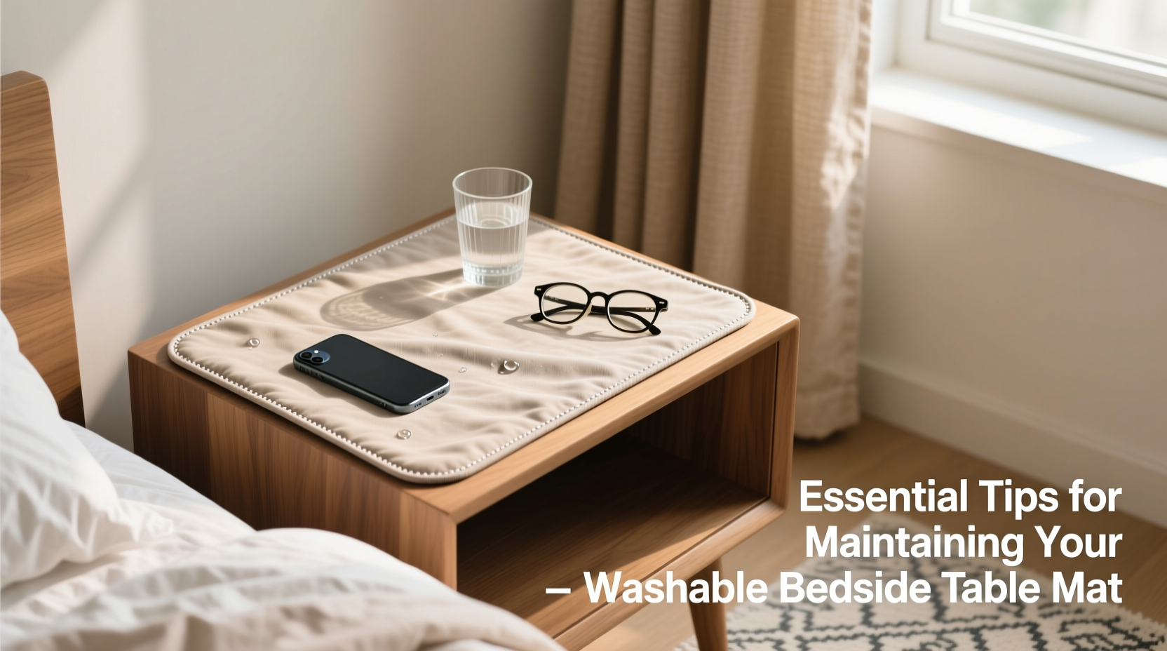 essential tips for maintaining and extending the life of your washable bedside table mat