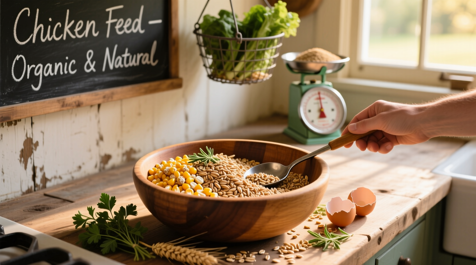 homemade chicken feed