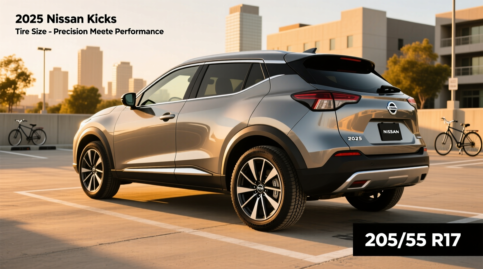 2025 nissan kicks tire size guide